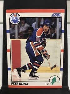 1990-91 Score Canadian Hockey #232 Petr Klima Edmonton Oilers