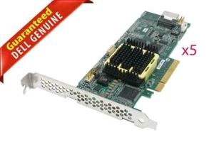 Lot of 5 Adaptec ASR-2405 SAS SATA 4 port 3 GB /s 8x PCIE 2405 128 RAID Adapter - Picture 1 of 5