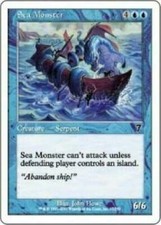 X4 Sea Monster 7th Edition Played MTG Magic DNA GAMES