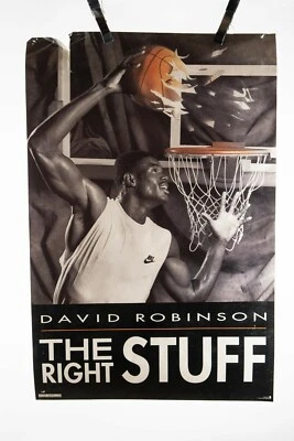 A8850 PÓSTER DEPORTIVO VINTAGE 21x32 1990 David Robinson The Right Stuff No. 94 Foto 1 de 4