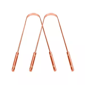 Tongue Cleaners Tongue Scraper Cooper Fresh Breath Restored Taste, U Shape 2pk - Picture 1 of 8