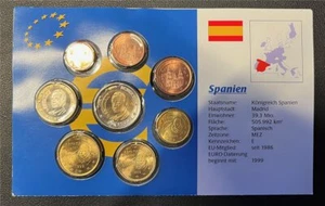 KMS - Spanien - EURO-Motivsatz - 0.01-2.00 € im Folder (2) - Picture 1 of 2