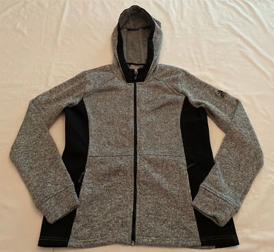 ZeroXposur Gray & Black Full Zip Up Hoodie Size Small EUC - Image 1 of 4