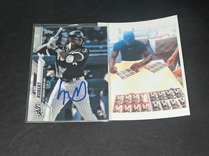 Luis Robert Chicago White Sox Auto Signed 2020 Topps Rookie Card ~