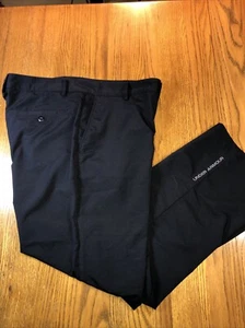 Under Armour schwarze Hose Herren 34x30 Golf Flex Stretch gerades Bein Baggy - Bild 1 von 8