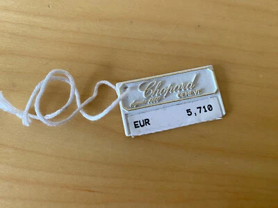 Tag CHOPARD Etichetta - Ref. 28 / 84327 10 - 3,3 X 1,7 Cm - Image 1 of 2