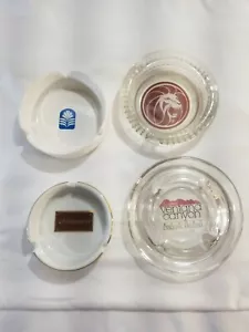 Vintage Lot of 4 Hotel Ashtrays Please See Pictures - Picture 1 of 8