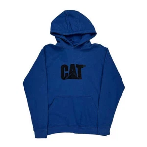 Cat Hoodie - Medium Blue Cotton Blend - Picture 1 of 8