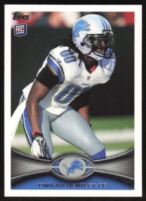 2012 Topps Football Dwight Bentley RC #318 Detroit Lions - Image 1 of 2