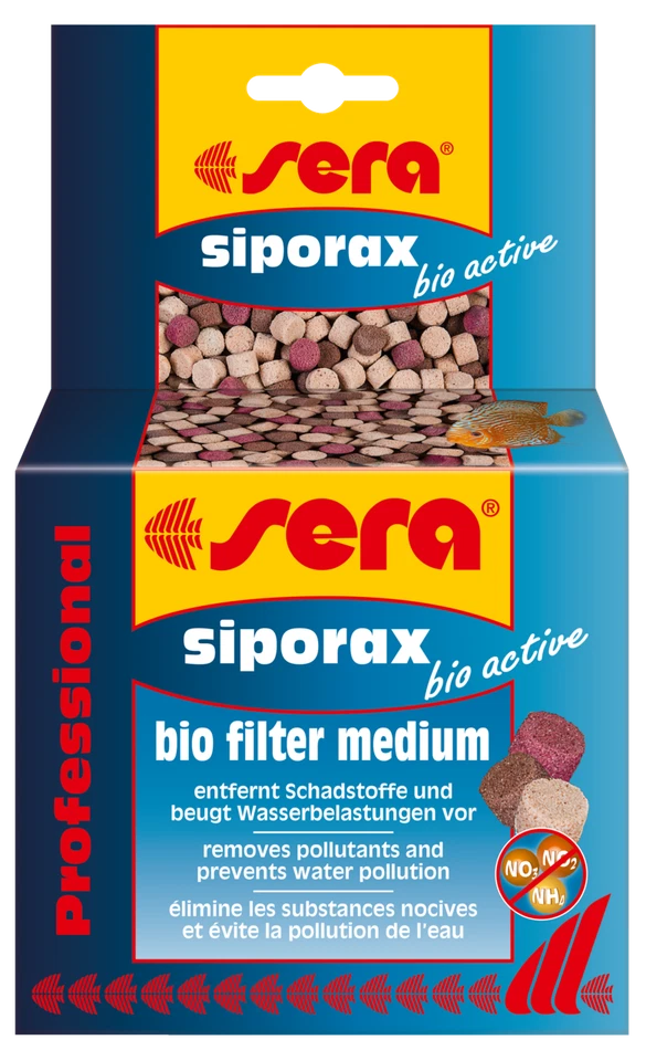 Sera siporax bio active bio Filtermedium 210g Filtermaterial HMF Mattenfilter - Bild 1 von 1