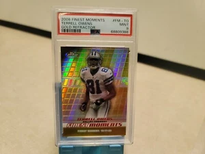 2008 Topps Finest Moments Terrell Owens Gold Refractor /50 PSA 9 POP 1 - Picture 1 of 6