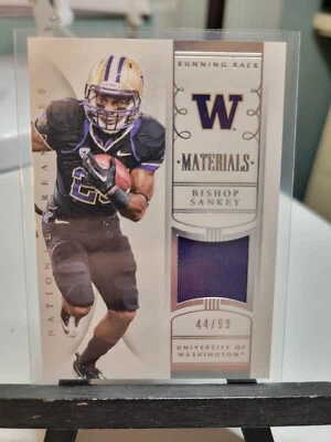 Bishop Sankey Relic 44/99 2015 Panini National Treasures Collegiate Multi Sport - Image 1 of 2
