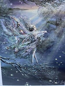 Josephine Wall Inspiration Fairy Greeting Card where Moonbeams Fall 8.5 by 11 Co