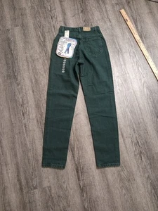 Pantalones de mezclilla Lee de corte regular para mujer junior 5 verde medio vintage cónicos cómodos - Imagen 1 de 7