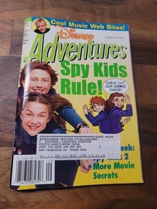 Disney Adventures Magazine, Sept 2001 - Cool Music Websites! - Spy Kids Rule! - Picture 1 of 2