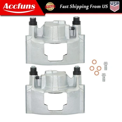 Pinça de freio dianteira pistão único x2 para Chevy C1500/K1500 Pickup GMC Tahoe - Imagem 1 de 4