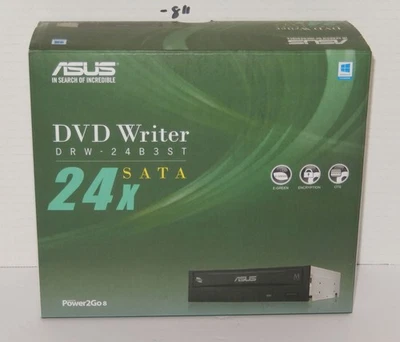 ASUS DRW 24B3ST DVD/CD Writer 24X Internal Optical Drive SATA Power2Go 8 - Image 1 of 4