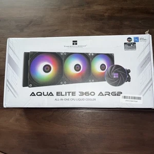 Thermalright Aqua Elite 360 V3 Water Cooling CPU Cooler, 3 PWM ARGB Fans with... - Picture 1 of 7