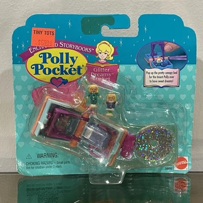 Vintage Polly Pocket 1996 Glitter Dreams Locket Enchanted Storybook NIP - Image 1 of 4