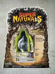 1986 Tonka Super Naturals SPOOKS Holographic Action Figure Sealed See Card Pics - Picture 1 of 6