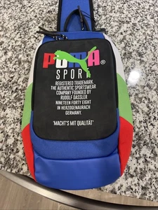 NUEVO CON ETIQUETAS Auténtico Bolso de Hombro PUMA Forecast Multitude Bandolera Azul Multi - Imagen 1 de 13