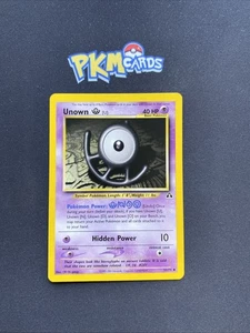 Pokemon Juego de Cartas Coleccionables Unown U Neo Discovery 51/75 Regular LP. - Imagen 1 de 3