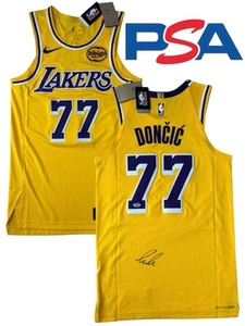 Luka Doncic Signed Nike Authentic ON COURT Los Angeles Lakers Jersey PSA AUTO - Picture 1 of 8