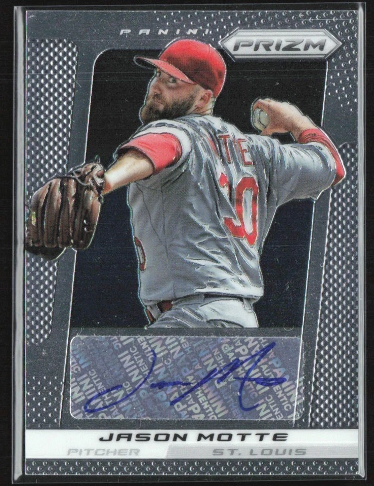 Jason Motte 2013 Panini Prizm Autographs Auto #JM St. Louis Cardinals - Image 1 of 2