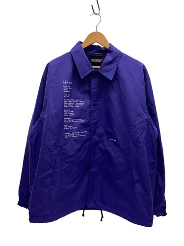 UNDERCOVER Giacca Coach Nylon 4 Nylon Stampa BLU uc2d9202 1