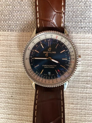 Breitling Navitimer blaues Zifferblatt Herrenuhr - A17325211C1P3 - Bild 1 von 4