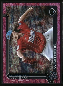 2025 Topps Pink Holo Foil Ryan Weathers #539 Miami Marlins - Imagen 1 de 2