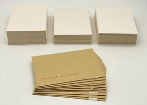 10PCS A6 Brown DO NOT BEND Envelope / 10PCS A6 Backboard Paper 2.0mm Thick NEW - Picture 1 of 13