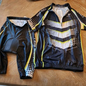 Nine Bull Fahrrad Radsport Outfit Shorts & Shirt Herren Large neu mit Etikett - Bild 1 von 8
