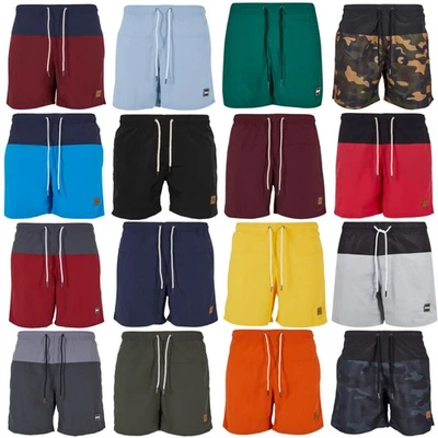 Urban Classics Block Swim Shorts Camuflaje Bañador Big Camuflaje Ocio - Imagen 1 de 4