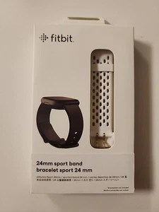 Fitbit Sense & Versa 3/4 Akcesoria Zegarek Pasek sportowy Biały/Księżycowy Biały Mały NOWY - Zdjęcie 1 z 1