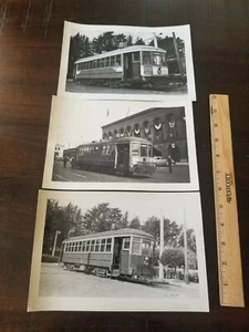 3 fotos profesionales de tranvía Muni de San Francisco California 1950 Oakland  - Imagen 1 de 8