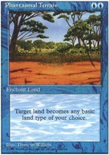 Phantasmal Terrain X4 (4th Edition) MTG (NM) *CCGHouse* Magic