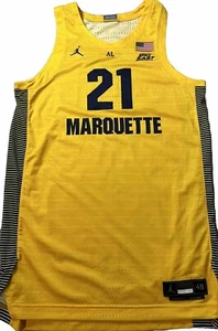 Mens Marquette Basketball Jersey #21 Player Issue PE Size 48 (Lgth +4) 2019-2020 - Picture 1 of 4