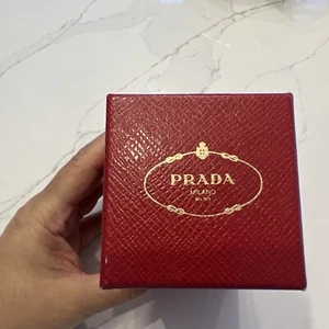 Prada Schlüsselhalter Tasche Charm Schlüsselring Affe schwarz gold mit Box - Bild 1 von 14