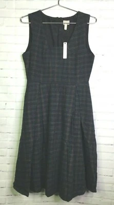 Moderno Vestido Vintage Para Mujer Talla S Tartán Cuadros Pinup Rockabilly Loco Colegiala Foto 1 de 4