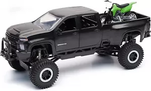 New-Ray X-Treme Adventure Chevrolet 3500 HD Off Road with Dirt Bike Playset - Picture 1 of 2