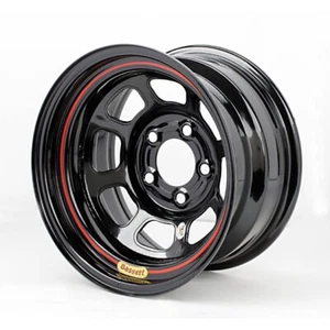 Basset 58D51W 15X8 D-Hole 5 on 5 Wissota Black Wheel - Picture 1 of 3