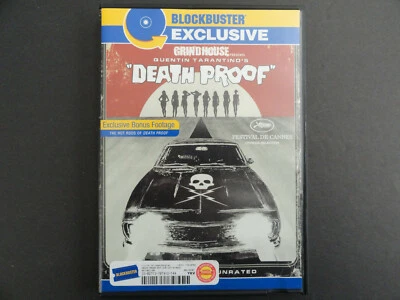 DEATH PROOF (DVD 2007) BLOCKBUSTER VIDEO EXCLUSIVE QUENTIN TARANTINO GRINDHOUSE - Image 1 of 4