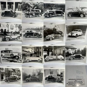 Vintage 1930s Convertible Sedan High Gloss Photo LOT of 15 Applegate & Applegate - Picture 1 of 18