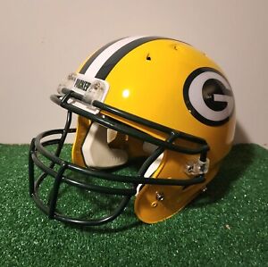 Green Bay Packers custom Gloss Yellow Gold full size large Schutt DNA helmet!
