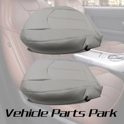 New For 2003-2009 Mercedes Benz E320 E350 2pcs Front Bottom Seat Cover Gray - Image 1 of 4