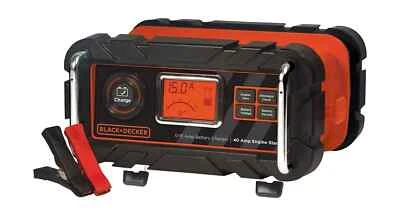 Automatic 15A Battery Charger 40A Engine Start Car Tractor Motor Start Tool Free - Image 1 of 4