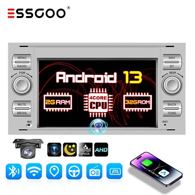 Für Ford Focus Transit Connect MK7 Android 13 32G Carplay Autoradio GPS NAVI Kam - Bild 1 von 4