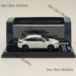 Hobby Japan 1/64 CIVIC RS Platinum White Pearl Diecast Model Car HJ642046AW - Picture 1 of 7