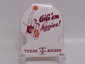 1981-82 Texas A & M Basketball Matchbook Schedule; Gig 'Em Aggies! - Picture 1 of 3